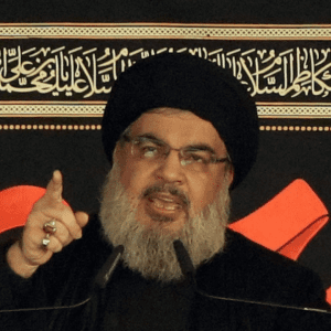 Hezbollah Secretary-General Hassan Nasrallah (Photo credit: Ratib al-Safadi/AA/Getty Images)