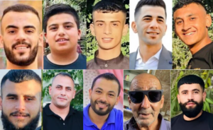 Wednesday victims of Israel's massive incursion in the West Bank