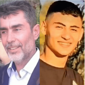 Ayman Rajeh ‘Aabed, 50, from Kafr Dan, near Jenin; Laith Marwan Shawahna, 18, from Silat al-Harithiya near Jenin