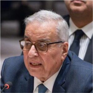 Abdallah Bouhabib, Minister of Foreign Affairs and Emigrants of the Lebanese Republic, addresses the Security Council meeting on the situation in the Middle East.