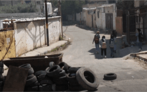 Scene from Jenin refugee camp