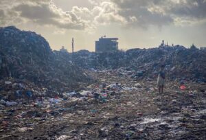 Mountains of garbage in Gaza