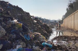 Mountains of garbage in Gaza