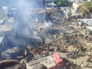 So far 10 killed from the horrific massacre targeting displaced people’s tents in the yard of Al-Yemen Al-Saeed Hospital in the heart of Jabalia refugee camp, northern Gaza.