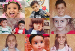 Some of the dozens of Palestinian children killed in Gaza in recent days.