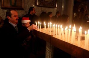 Palestinian Christians in Gaza celebrate Christmas - in more peaceful times (2021)