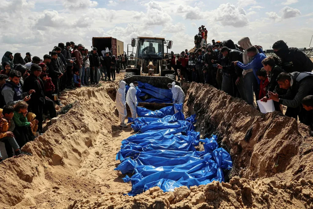 mass funeral in Rafah