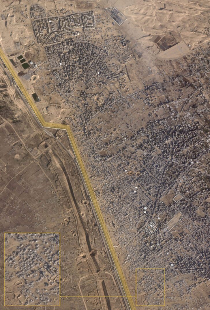 Gaza satellite photo January 3