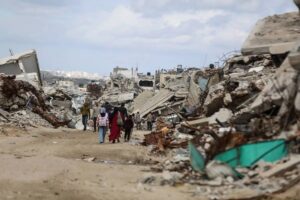 Beit Lahiya, Gaza on February 21, 2025.