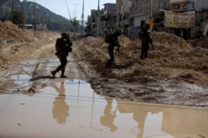 Nur Shams Refugee Camp in Tulkarem, West Bank on February 26, 2025