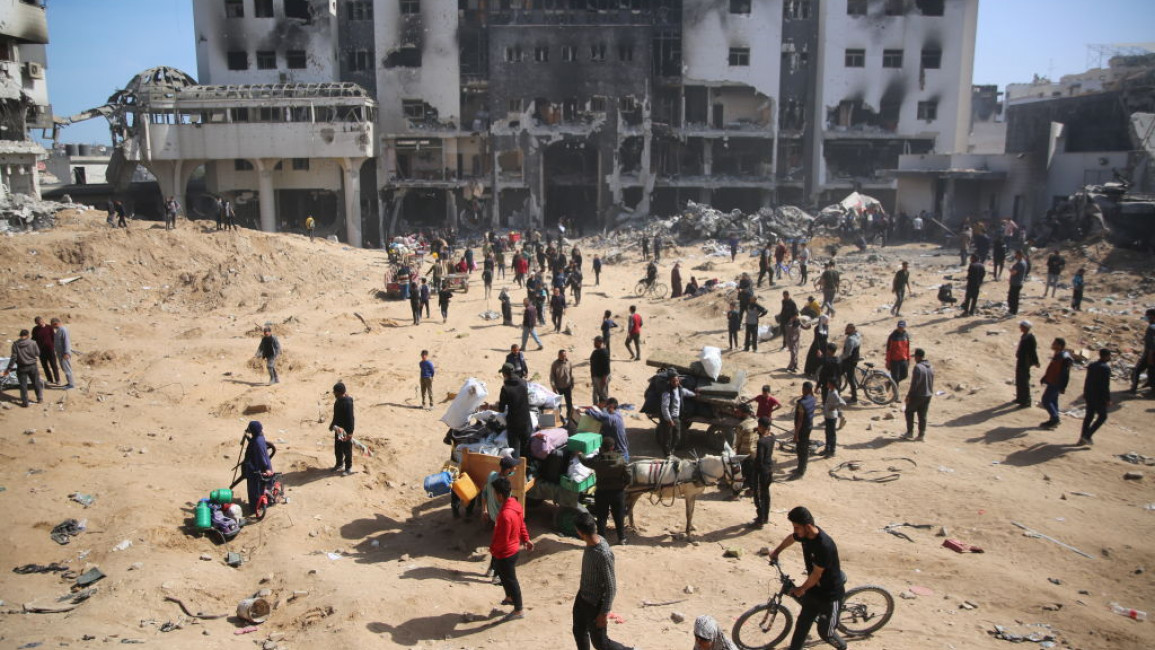 Al-Shifa Hospital was left in ruins after Israeli forces withdrew from the complex last year in June. [Getty]