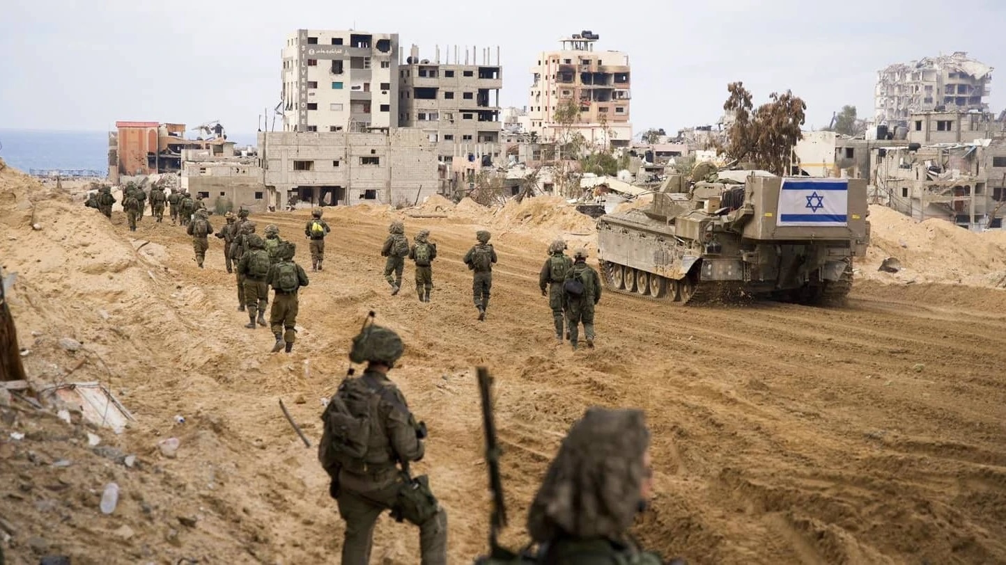 IOF soldiers operating in the Gaza Strip in an undated photo released January 2, 2024.