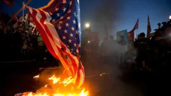 The Israeli flag just became the only national flag illegal to burn in the United States. Yeah. I’m dead serious.