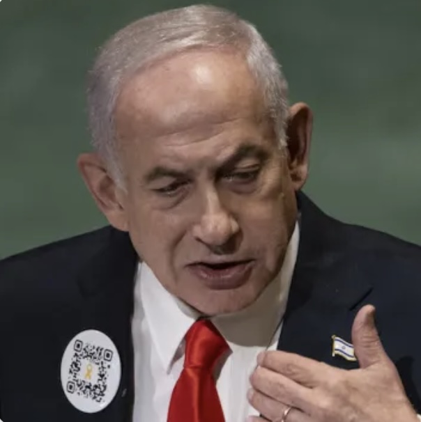 Prime Minister of Israel Benjamin Netanyahu  on September 26, 2025 in New York City, United States. 