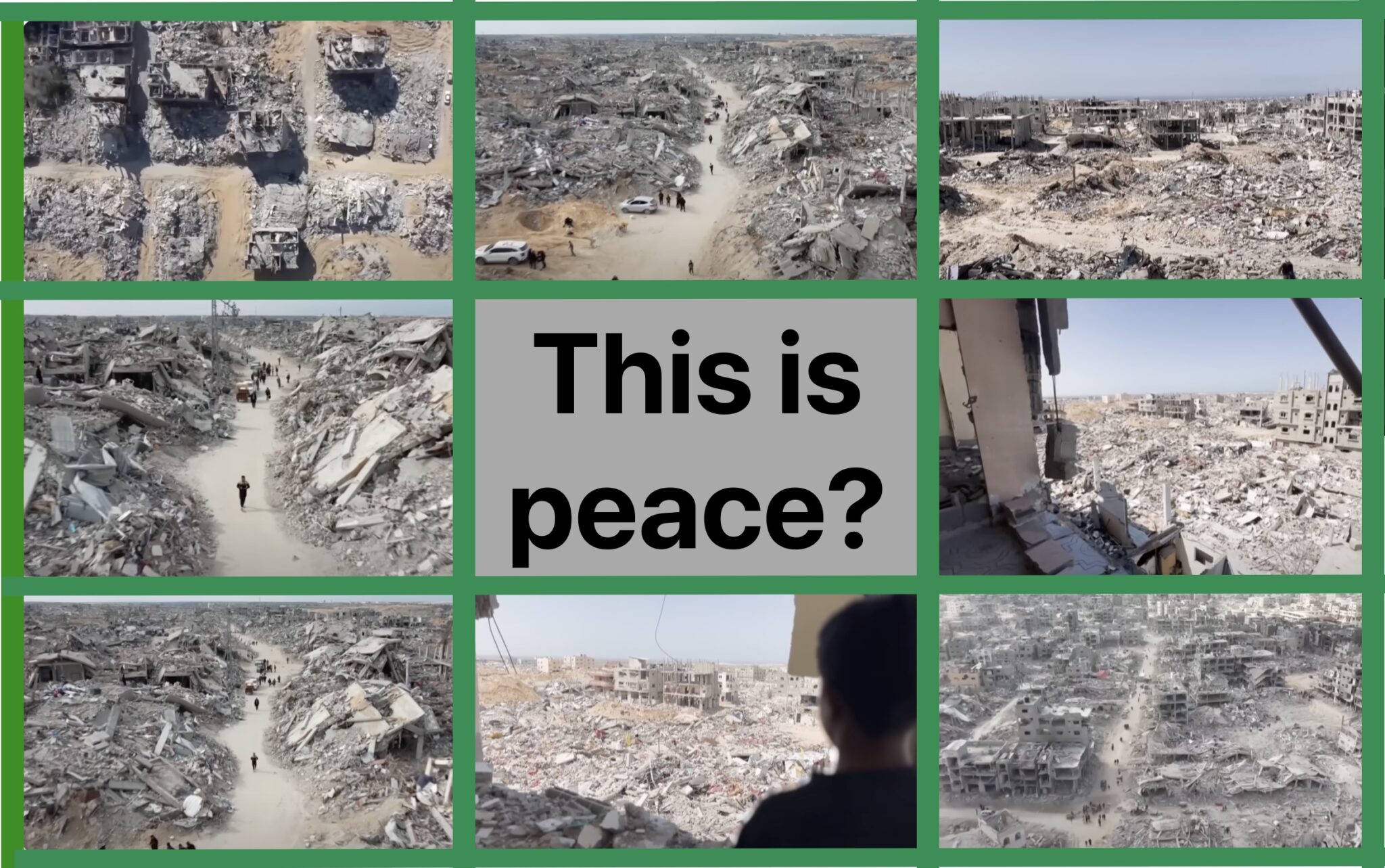 Scenes from the decimated Gaza Strip