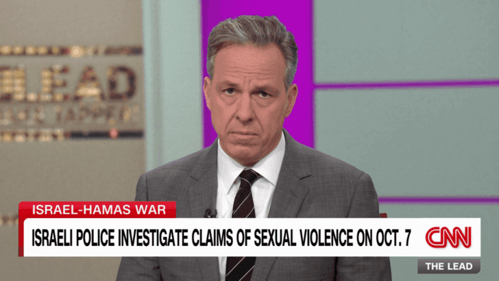 Jake Tapper is worried about efforts to ‘infringe’ on free speech, except when the speech is about Palestine