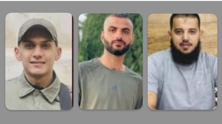 Abdullah Mohammad Omar Jalamna, 27, Qais Ibrahim Mohammad al-Betawi, 21, and Ahmad Azmi Aref Nashrati, 29: killed by Israeli forces in the West Bank, Oct. 28, 2025