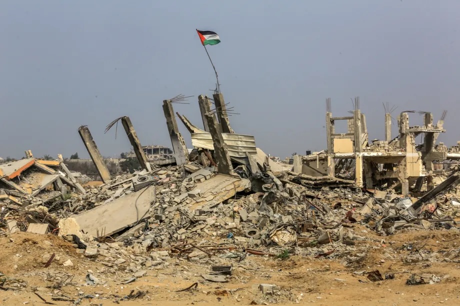 Khan Younis, a city heavily damaged by Israel’s attacks, on November 6, 2025.