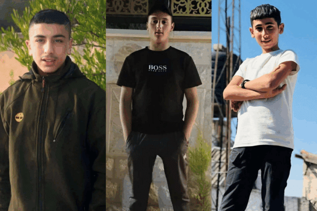 Israeli forces kill three Palestinian children in the occupied West Bank