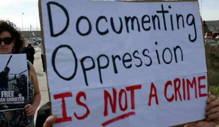 Ha’aretz: Free the Palestinian Activist Who Dared to Document Israel’s Crimes in the West Bank Ha’aretz: Free the Palestinian Activist Who Dared to Document Israel’s Crimes in the West Bank