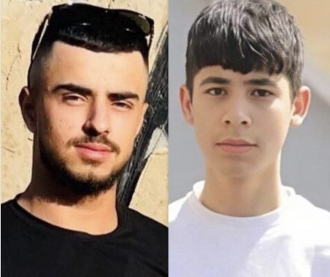 Ahmad Saed Shehada Zayyoud, 22, and Rayyan Mohammad Abdul-Qader Abu Mo’alla, 16, killed on Dec. 20, 2025 by Israeli forces in the West Bank.