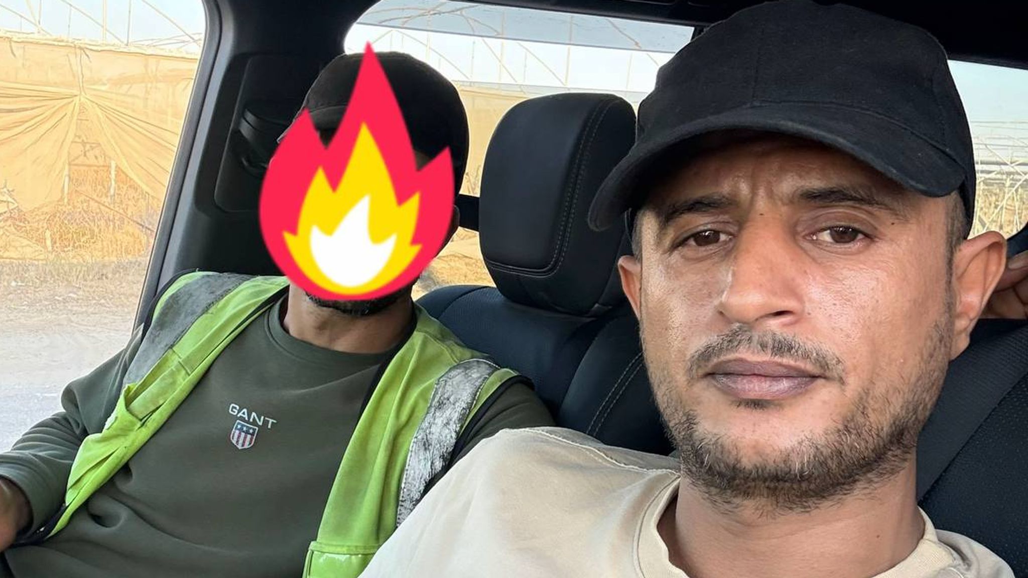 Yasser Abu Shabab (R), in a photo uploaded to social media.