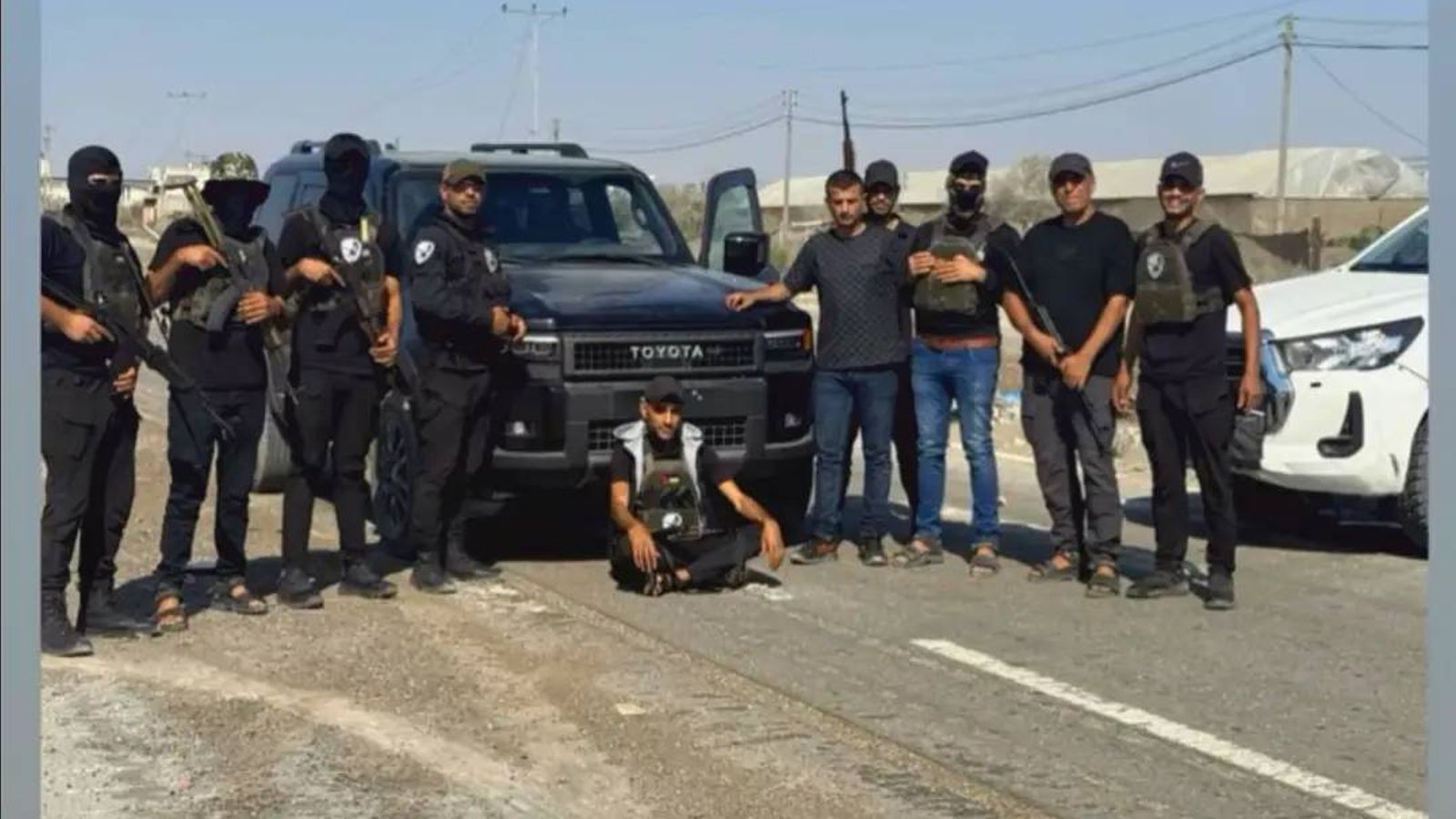 A photo uploaded to TikTok by a member of the Popular Forces on 5 August 2025.