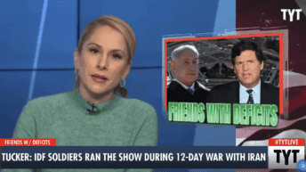 Young Turks videos discuss Qatar, Mark Levin, Charlie Kirk, Tucker Carlson, Iran