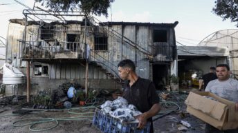 Israeli settlers beat elderly, deaf Palestinian man in West Bank attack, video shows