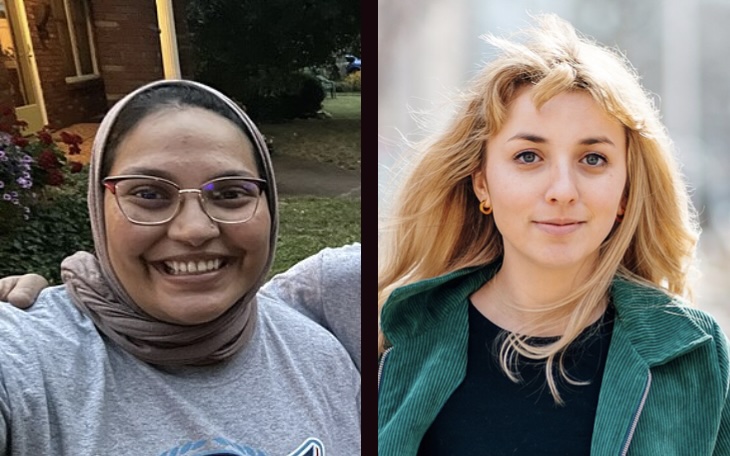 Nida Allam and Kat Abughazaleh, progressive primary candidates for Congress