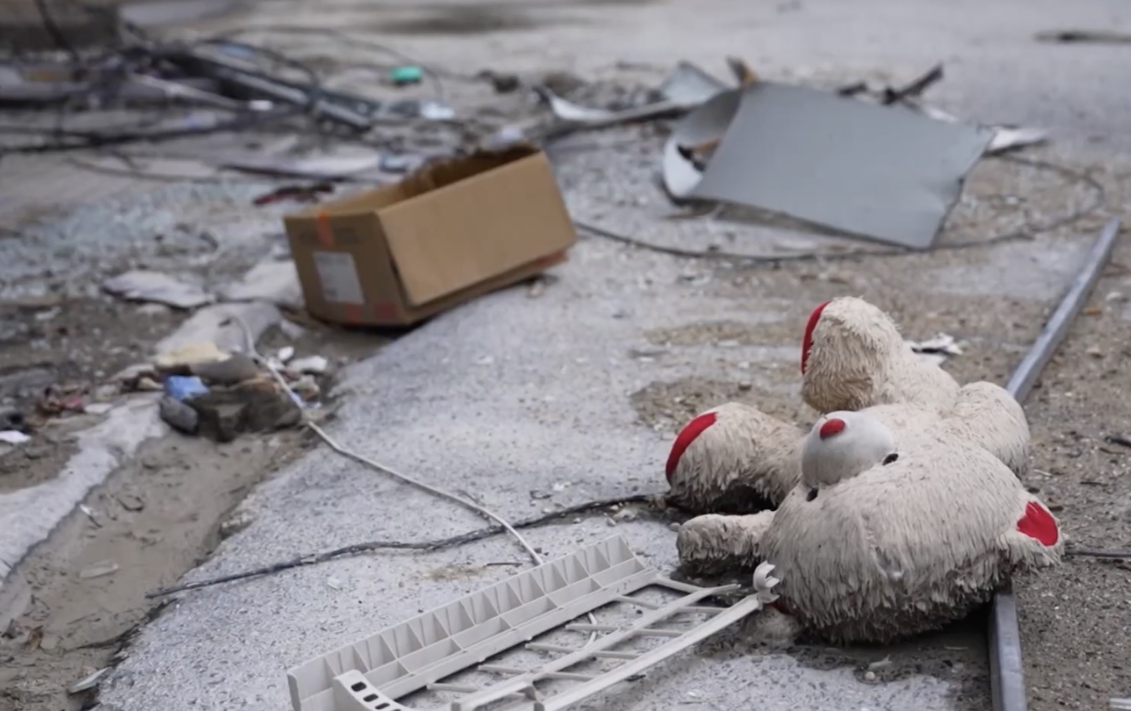 Scenes after Israel's bombing of the small town of Irkay in southern Lebanon, March 21, 2026