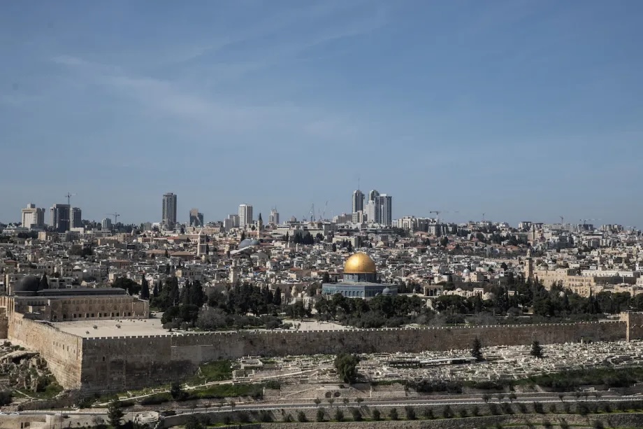 A view of the Dome of Rock at Al-Aqsa Compound as Israel will not allow Palestinians to perform Friday prayers during the holy month of Ramadan on March 06, 2026, following attacks launched against Iran together with the United States.
