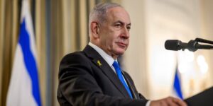 BENJAMIN NETANYAHU HOLDS A JOINT PRESS CONFERENCE WITH DONALD TRUMP ANNOUNCING THE U.S. PEACE PLAN FOR GAZA, MONDAY, SEPTEMBER 29, 2025, IN THE WHITE HOUSE.