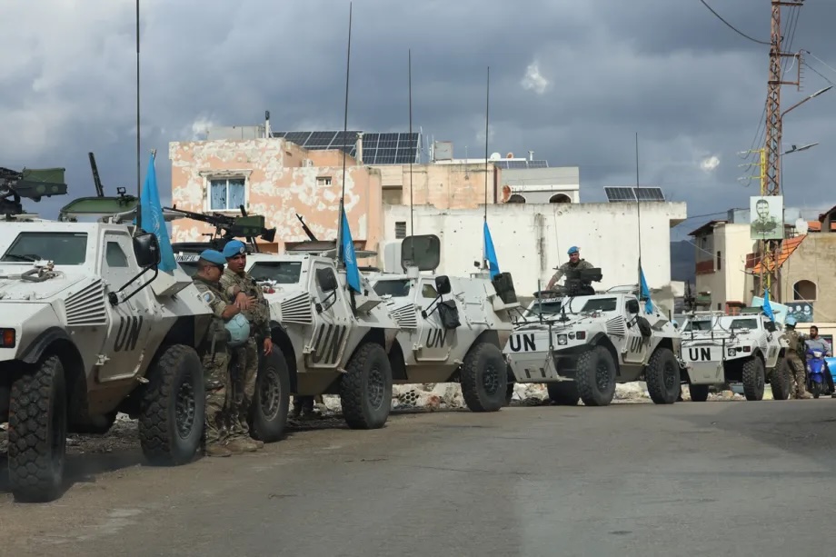 The United Nations Interim Forces in Lebanon (UNIFIL) in Nabatieh, Lebanon on November 15, 2025.