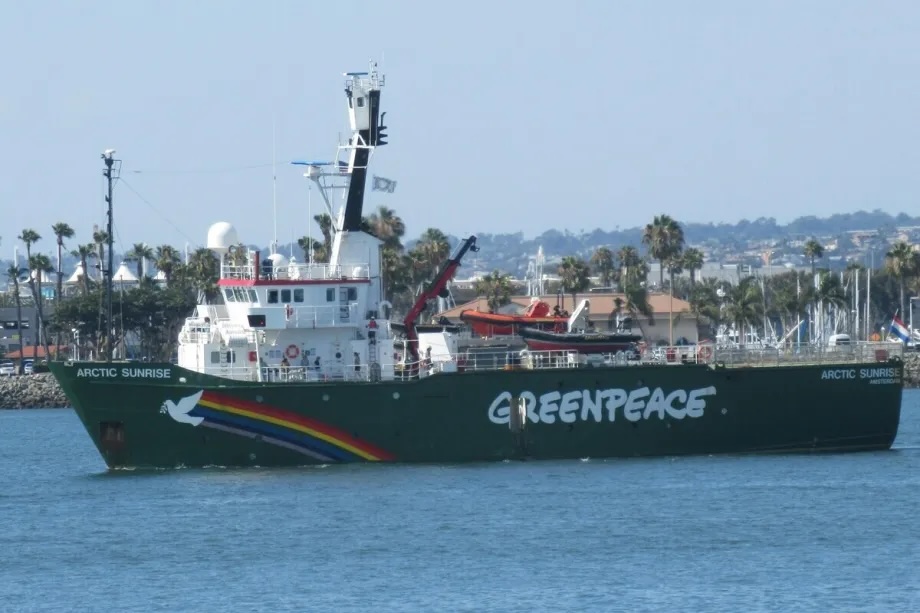 Greenpeace ship Arctic Sunrise.