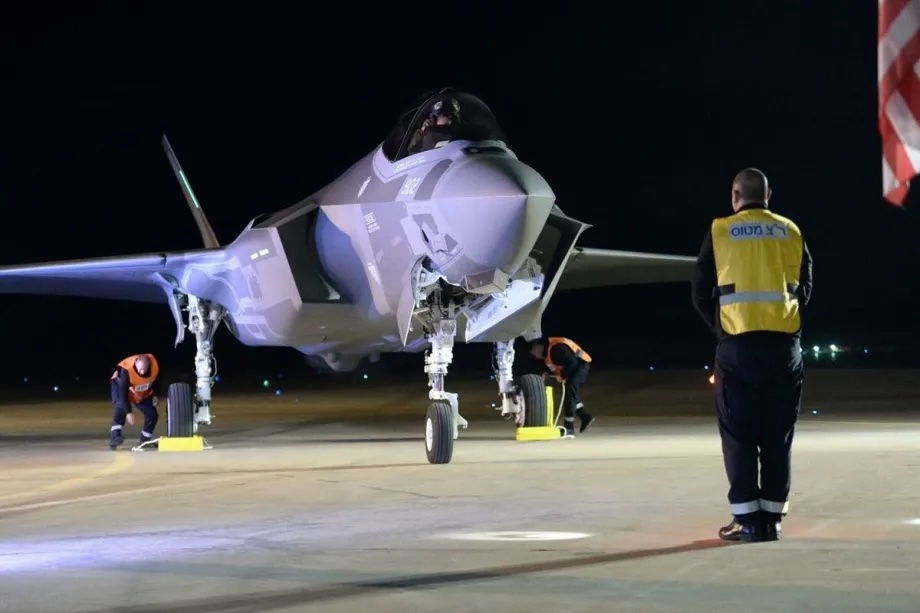 US F-35 stealth fighter jet.