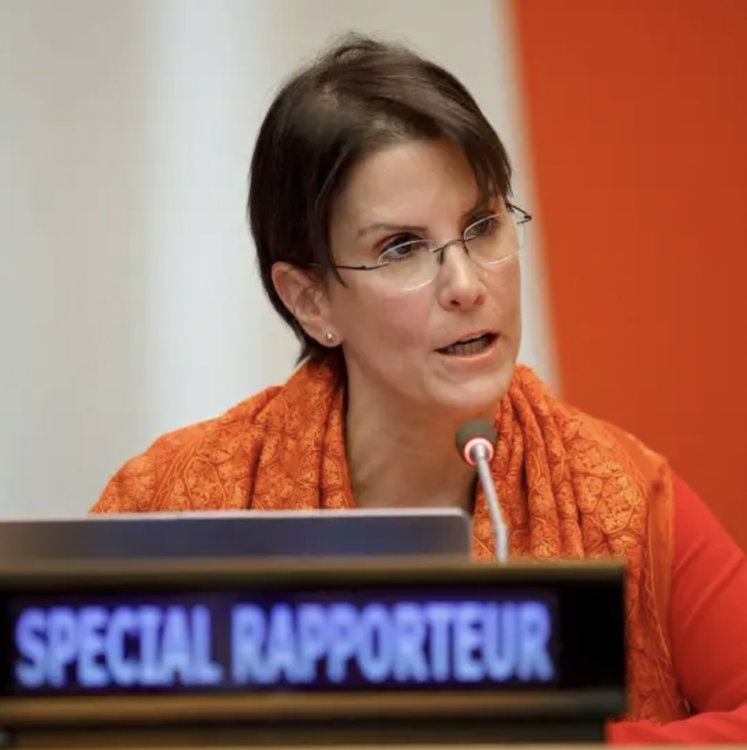 Reem Alsalem, United Nations Special Rapporteur on violence against women and girls, on 23 November 2022