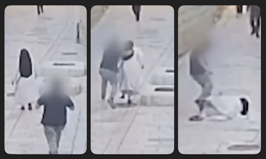 "People are afraid to walk in Jerusalem with Christian symbols."
