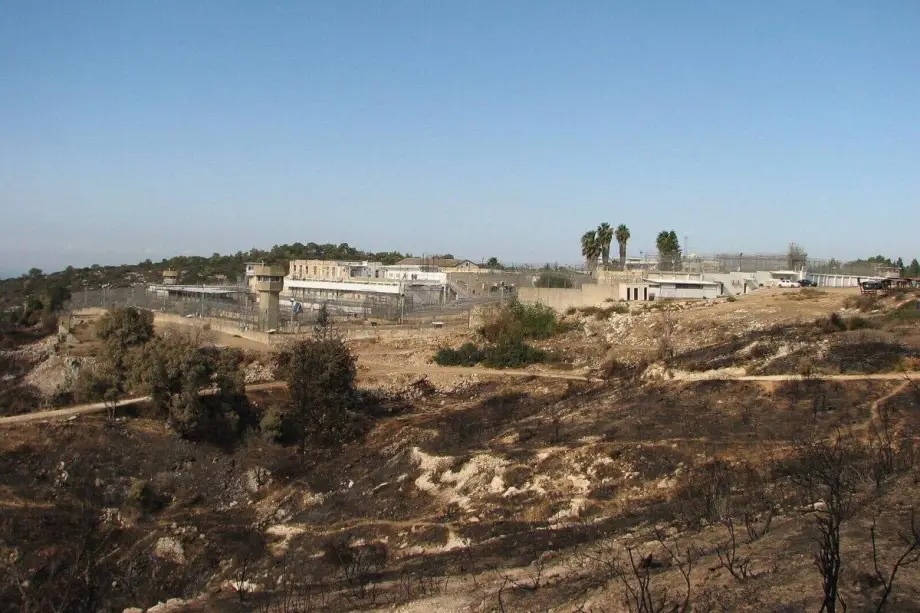 A view of Damon Prison, located on Mount Caramel, Israel