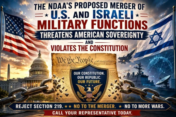 The NDAA Proposed Merger of the U.S. and Israeli Military is Strategically Unwise and Inherently Unconstitutional