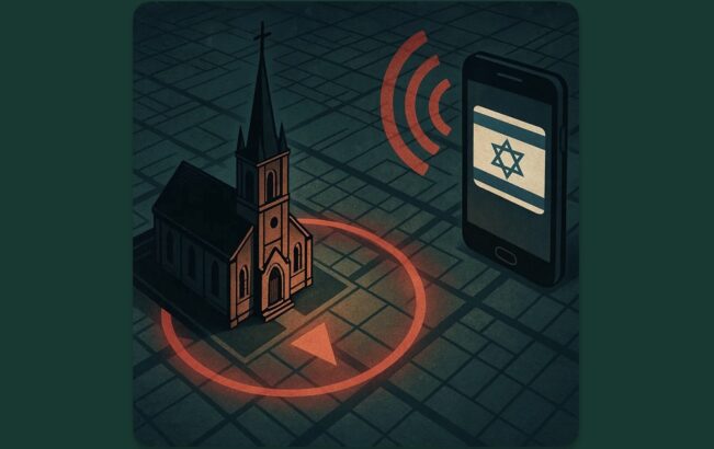 Search for Your Church (and see if it has been targeted by the Israeli gov’t)