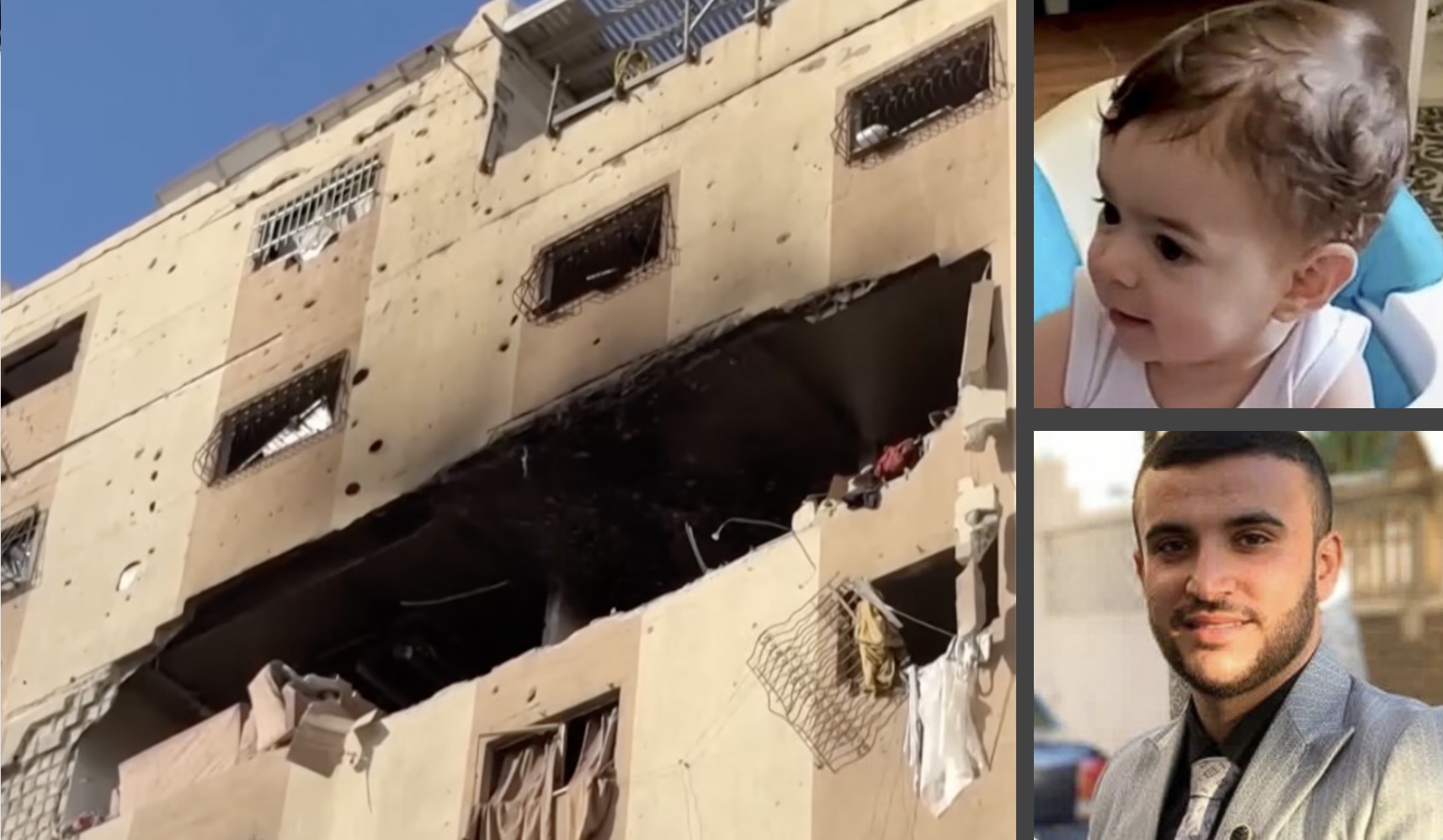 The Gaza City apartment in which a family of 5 were killed as they slept, the 7-month-old infant shot in the West Bank, and the groom killed on his wedding day in Khan Younis, Gaza