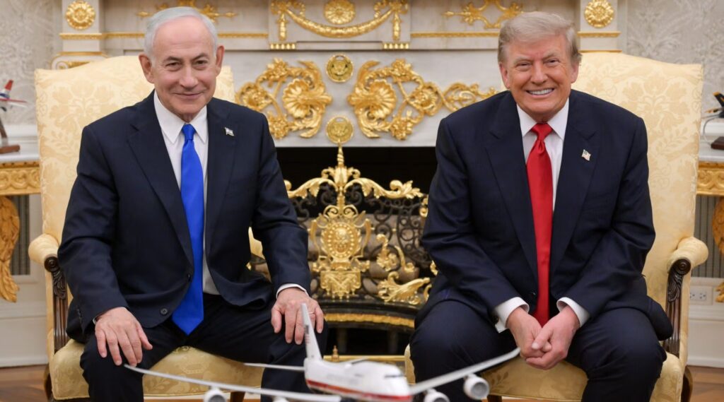 US President Donald Trump meets Israeli Prime Minister Benjamin Netanyahu at White House in Washington DC on July 28, 2026