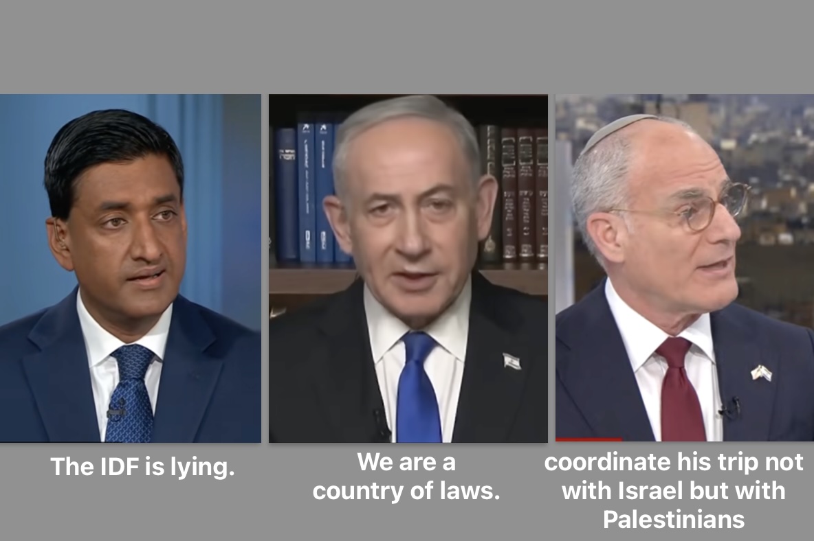Sunday news programs hosted dueling narratives. Only one of the speakers was actually present for the incident.
