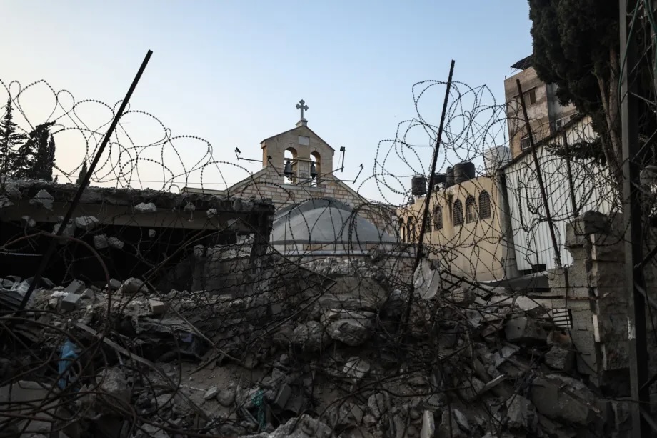A view of the important historical structures located in the old city district in Gaza City, that suffered extensive damage during Israel’s two-year attacks in Gaza on November 06, 2025. 