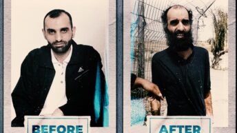 Photos of Palestinians Before and After Imprisonment by Israel