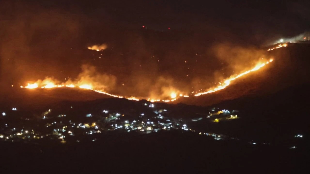 Firefighters, residents and environmental groups in south Lebanon have accused Israel of deliberately sparking wildfires through bombing, drones and flares, with large areas of woodland and agricultural land reportedly burned in recent weeks.