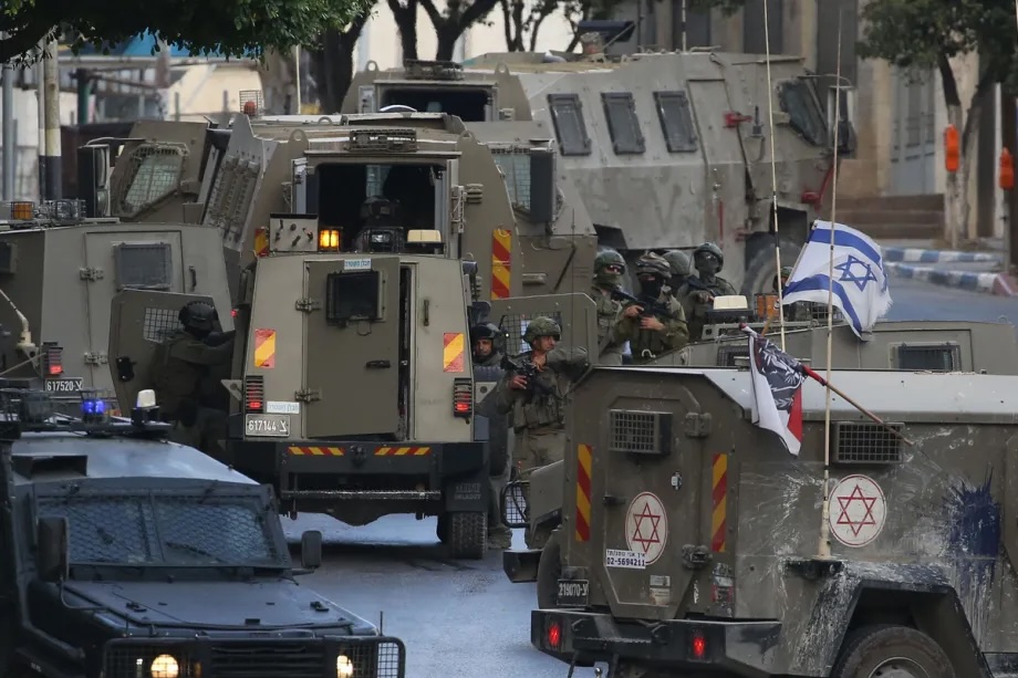 Israeli military conduct a raid on West Bank, Palestine on July 26, 2026.