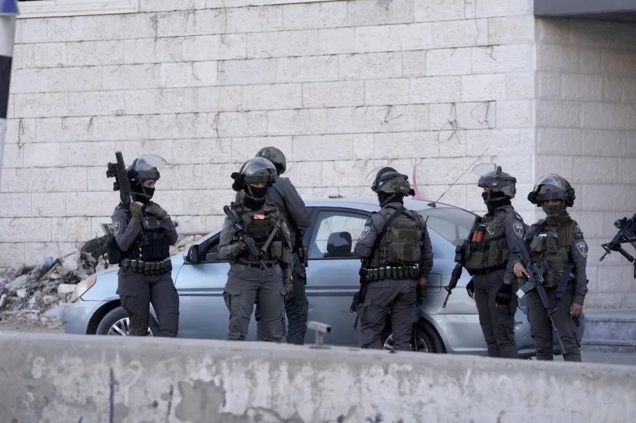 Israeli forces conduct a raid on the Qalandia refugee camp, located north of East Jerusalem on August 05, 2026.