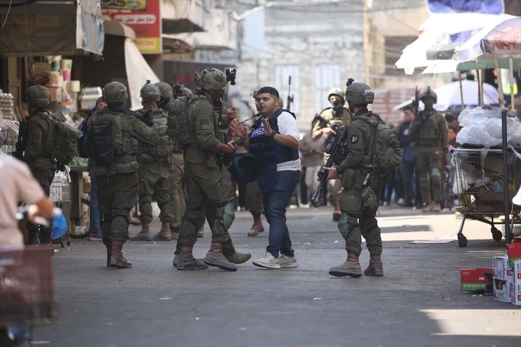 Israeli forces conduct a raid, taking extensive security measures on August 09, 2026 in Nablus, West Bank, Palestine.
